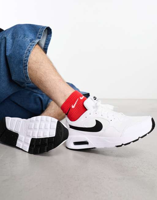 Nike Air Max SC sneakers in white and black