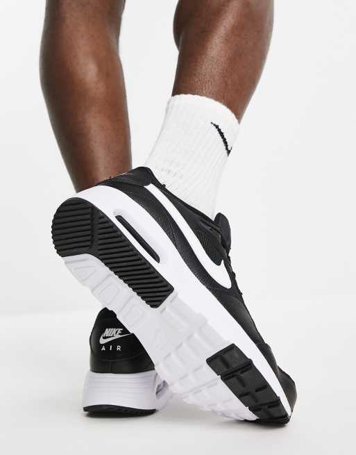 Nike Air Max SC trainers in black and white , 2 of 4