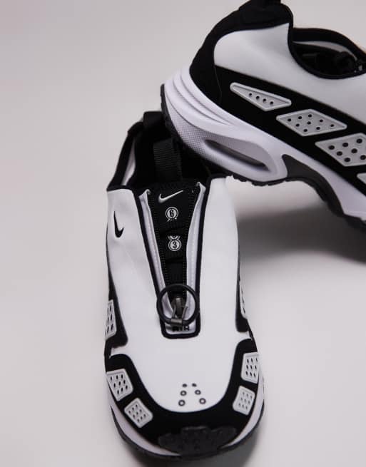 Nike Air Max SNDR sneakers in white and black
