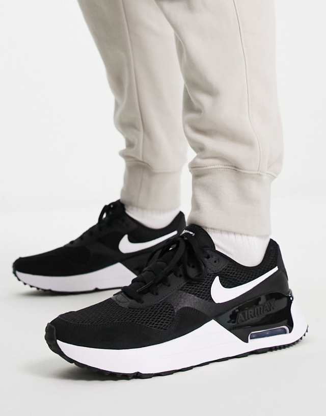 Nike Air Max System sneakers in triple black