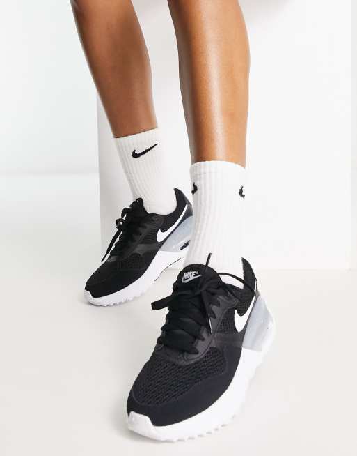 Cabina Mediante prometedor Nike Air Max SYSTM sneakers in black and white - BLACK | ASOS