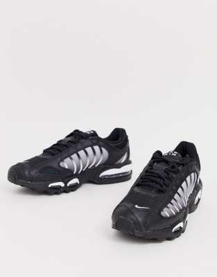 nike air max tailwind black silver