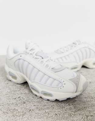 nike air max tailwind iv sneakers in triple white