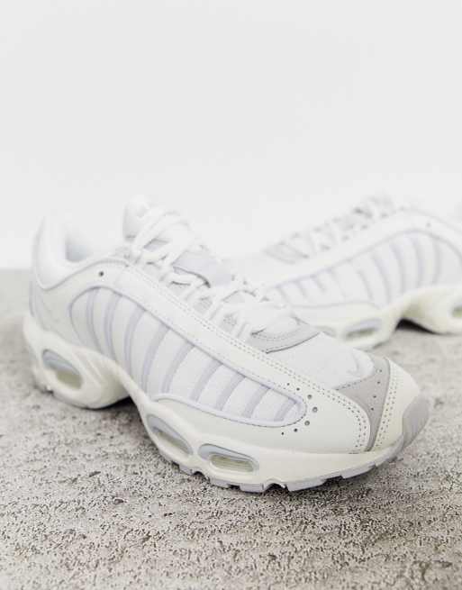 Nike Air Max Tailwind Iv Sneakers In Triple White Asos