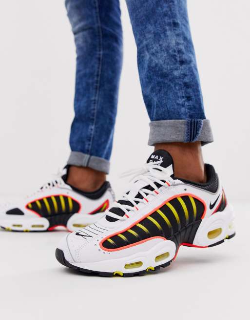 Nike Air Max Tailwind IV trainers in white black AQ2567 109