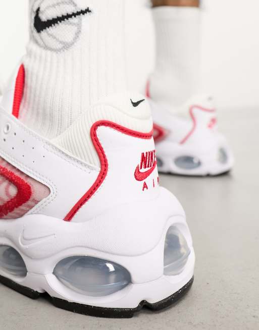 Nike Air Max Tailwind NN trainers in white and red ASOS