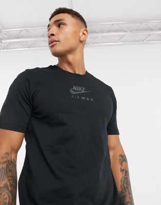 Nike Air Max taping t-shirt in black | ASOS