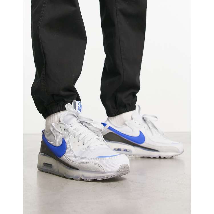 Air max 90 shop bianche e azzurre