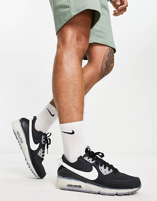 Nike - Air Max Terrascape 90 - Sneakers nere e bianche