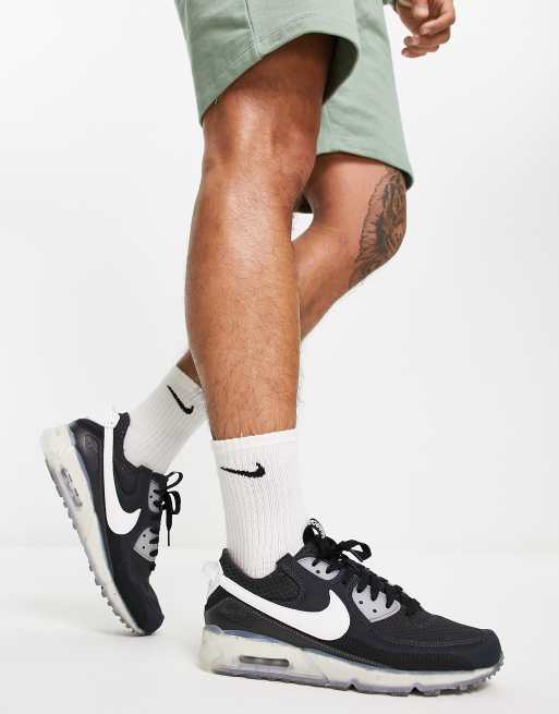 Nike Air Max Terrascape 90 trainers in black/white | ASOS