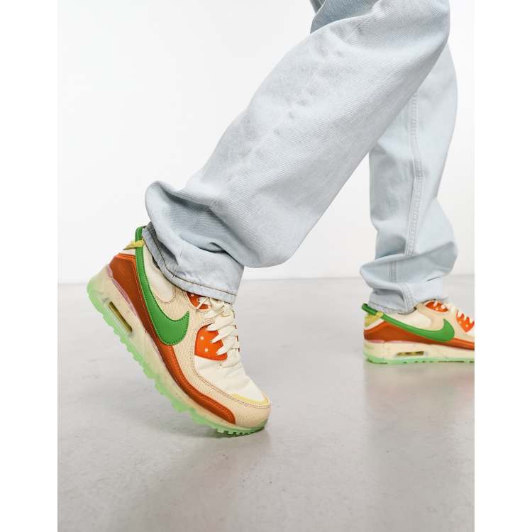 Nike air max shop 90 green and orange