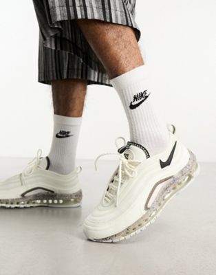 Nike Air Max Terrascape 97 trainers in white and black - ASOS Price Checker
