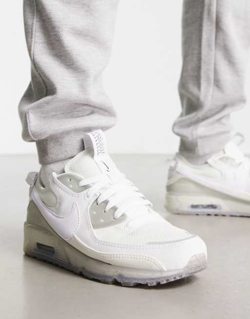 Air max shop bianche tela