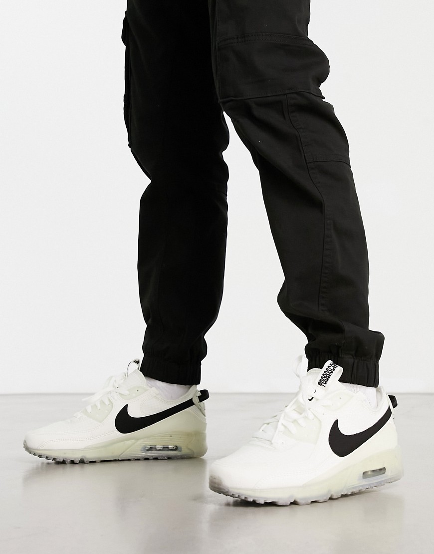 Nike Air Max Terrascape trainers in white and black