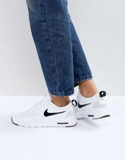 Air max thea black and white on sale