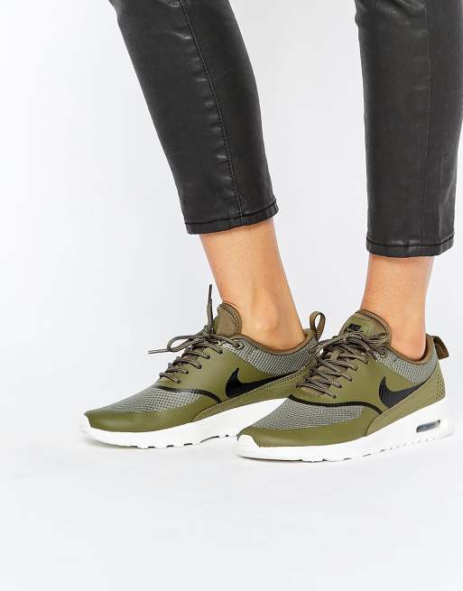 Nike Air Max Thea Trainers In Khaki