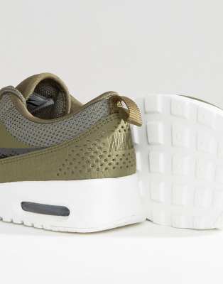 khaki air max thea trainers