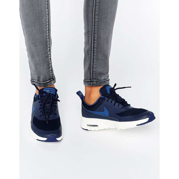 Nike Air Max Thea Trainers In Navy