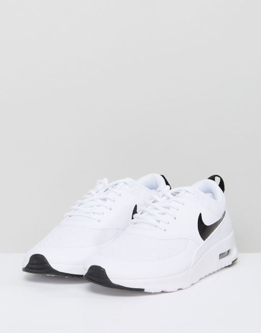 Nike air max thea black and white men sale