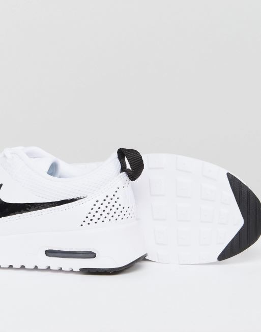 Nike air max thea white with black tick modelled sale