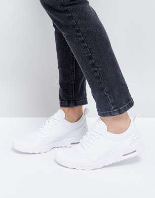 nike air max thea mujer blancas