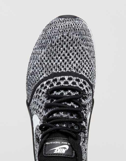 Air max thea clearance ultra flyknit black