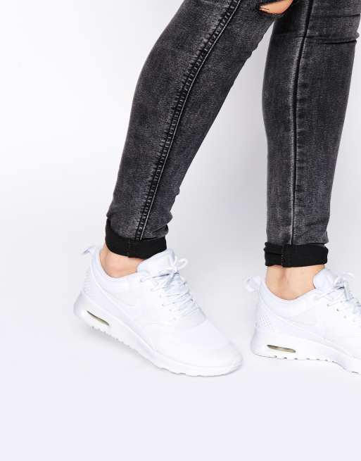 Nike thea white clearance womens