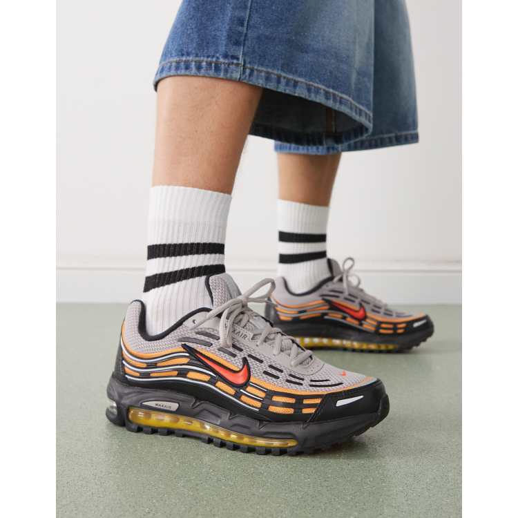 Nike Air Max TL trainers in grey and red ASOS