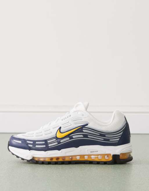 Nike Air Max TL 2.5 trainers in white and navy | ASOS display picture 2