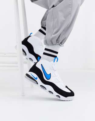 Nike Men US 11 Air More Uptempo 95 Basketball White Blue Black CK0892 103