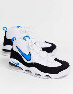 Nike Men US 11 Air More Uptempo 95 Basketball White Blue Black CK0892 103