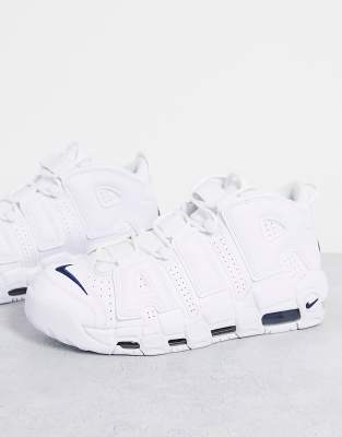 nike uptempo bianche e rosse