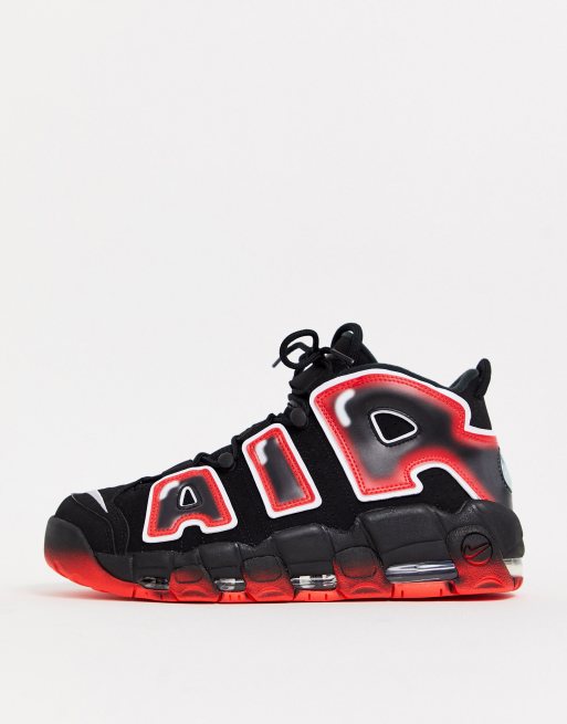Nike Air Max Uptempo 96 Sneakers In Black Cj6129 001 Asos