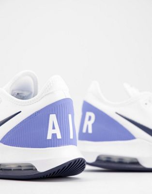 nike air max wildcard hc in white and blue