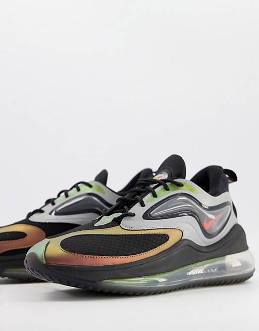 Nike Air Max Zephyr EOI trainers in metallic silver