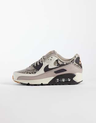 Air Max 90 - Baskets - Marron/imprimé peau de serpent-Brown WM 8