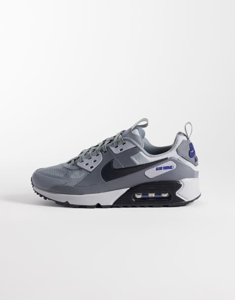 Nike - Air Max 90 Drift - Baskets - Gris et bleu - view 1