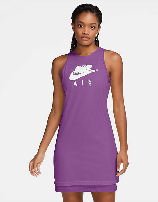 Nike Air mini dress in purple | ASOS