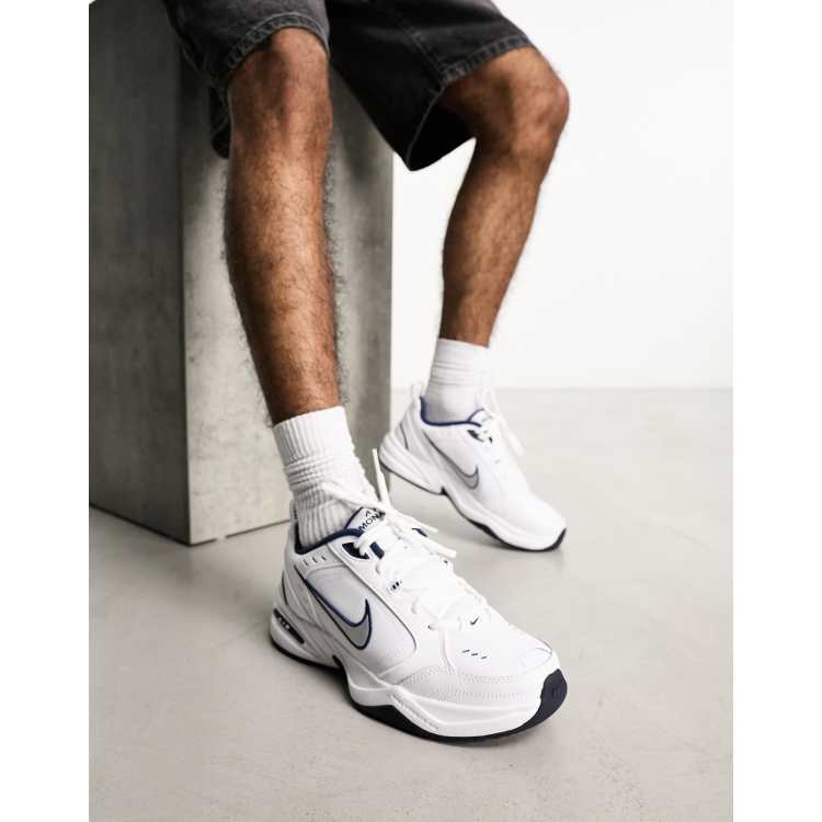 Nike Air Monarch IV sneakers in white ASOS