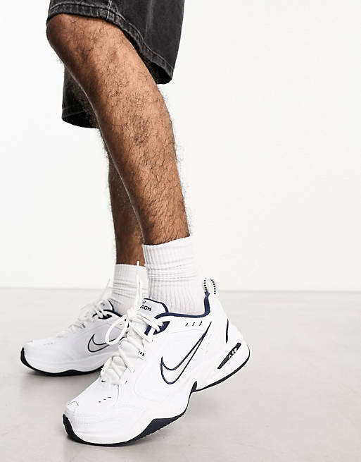 Nike Air Monarch Iv Sneakers In White | Asos