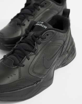 Nike Air Monarch Trainers In Black 