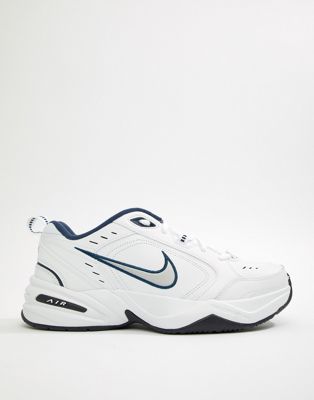 Nike Air Monarch Trainers In White 
