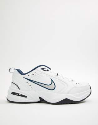 Nike Air Monarch Trainers In White 