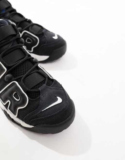 Nike air uptempo noir et clearance blanc