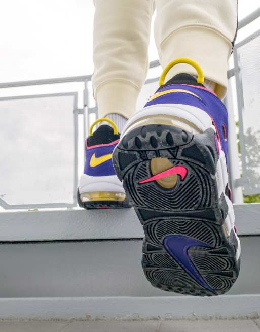 Nike Air – More Uptempo '96 – Czarno-fioletowe buty sportowe, 2 z 4