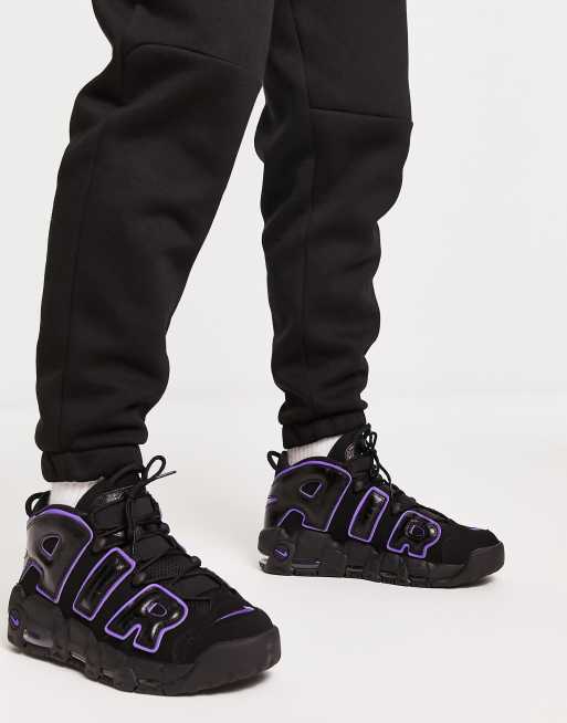 Casual Wear Black Men NIKE AIR UPTEMPO SHOES