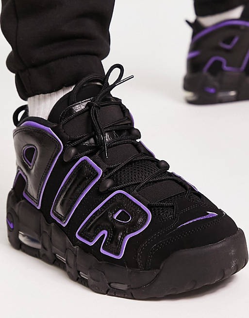 Nike Air More Uptempo 96 EMB trainers in black