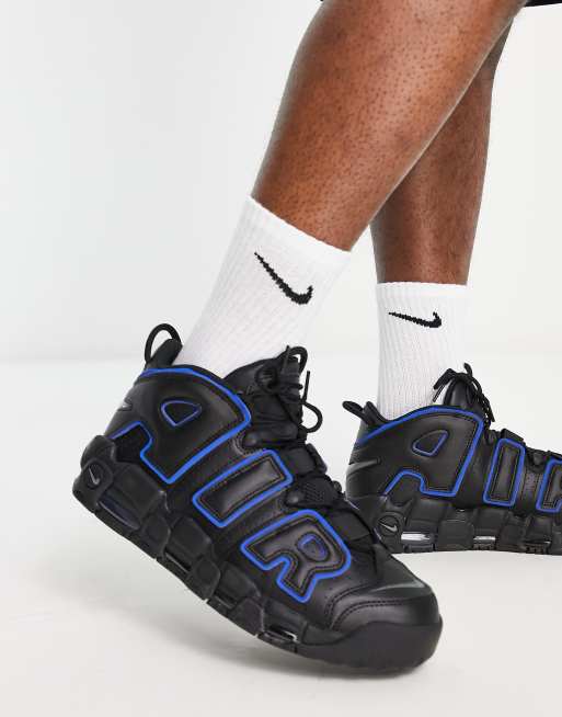 Nike air more uptempo zwart new arrivals