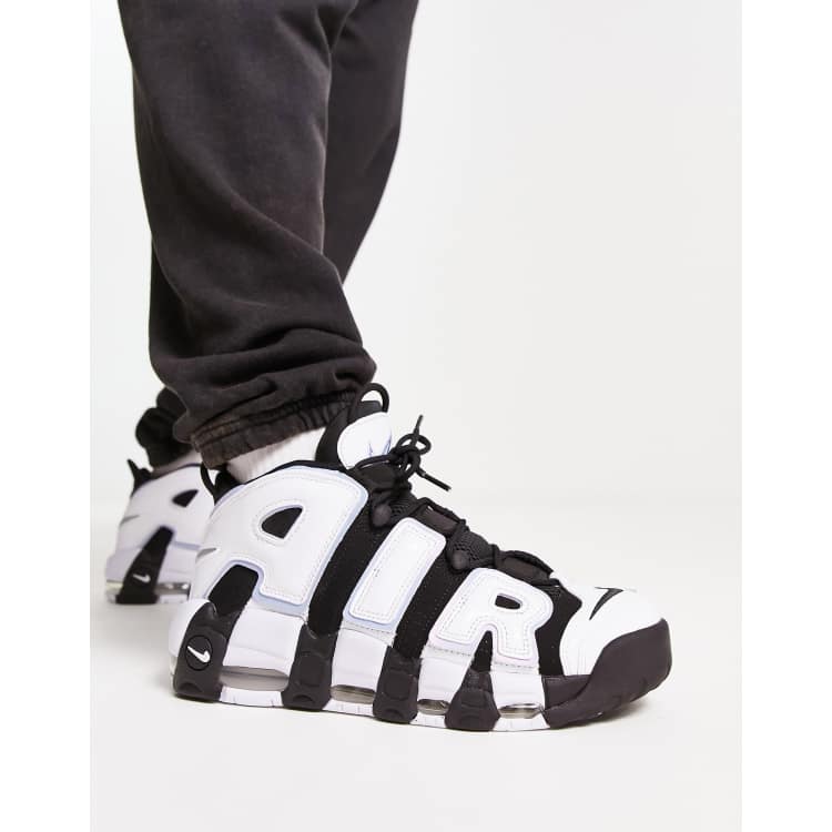 Nike uptempo nere e bianche on sale