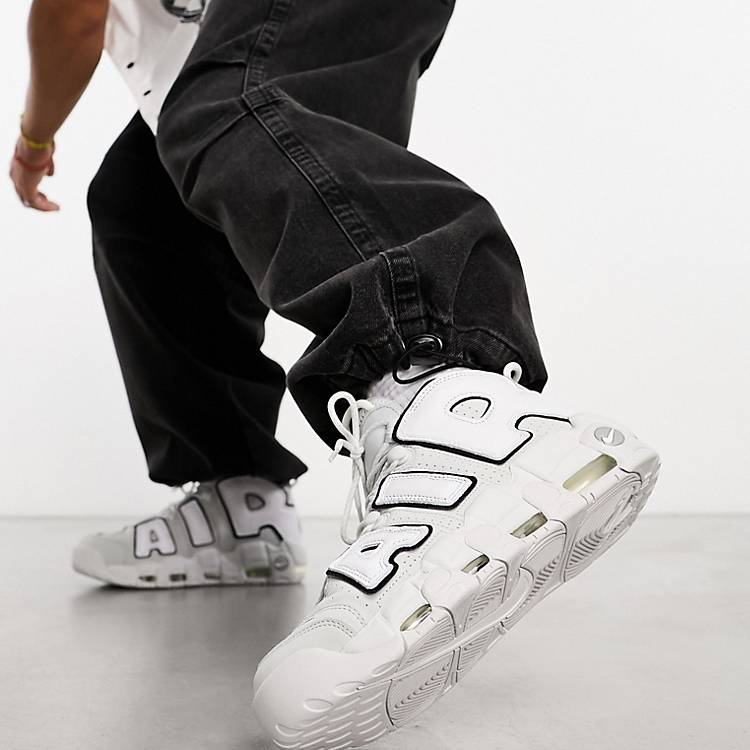 eindpunt Aanvulling Dynamiek Nike Air More Uptempo '96 sneakers in gray | ASOS